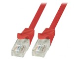 Patch cord U/UTP Cat6 PVC roșu 1,5m, Logilink