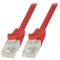 Patch cord U/UTP Cat6 PVC roșu 1,5m