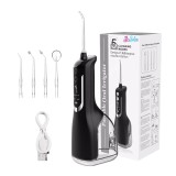 Irigator Oral Profesional pentru Dus Bucal, Sofia CONCEPT&reg;, 5 Trepte, IPX7, 2200mAh, 330 ML, Black
