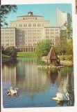 FA124 -Carte Postala- GERMANIA - Leipzig, Blick vom Scwanenteich zur Oper, necirculata