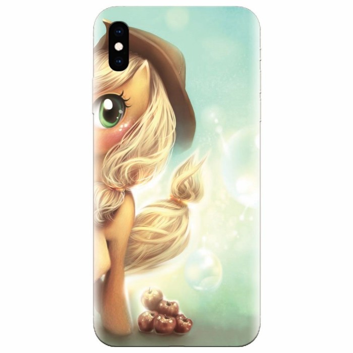 Husa silicon pentru Apple Iphone XS Max, Applejack Pony Cute K