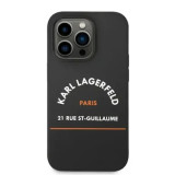 Cumpara ieftin Husa Cover Karl Lagerfeld Rue St Gullaume pentru iPhone 14 Pro Black