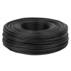 Cablu 2 fire negru hq rola 100m