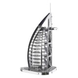 Puzzle 3D, Burj Al Arab, Piececool, Metal, 32 elemente, Oem