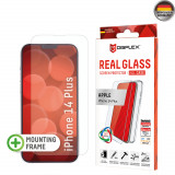 Cumpara ieftin Folie pentru iPhone 14 Plus, Displex Real Glass + Case, Clear