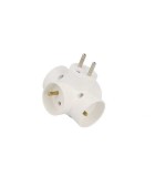 R-48/Z Conector AC supply splitter Layout 2P+PE white TIMEX-ELEKTRO, TIMEX ELEKTRO
