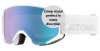 Ochelari Schi Atomic Savor Stereo Unisex, Alb, Compatibili Ochelari de Vedere (OTG), Anti-aburire, Protectie UV