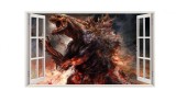 Cumpara ieftin Sticker decorativ cu Dinozauri, 85 cm, 4359ST