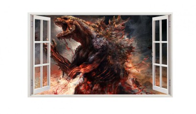 Sticker decorativ cu Dinozauri, 85 cm, 4359ST foto