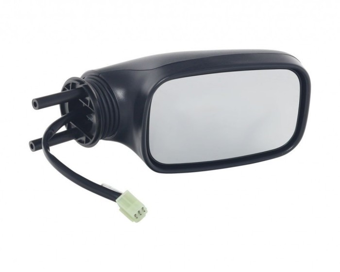 Oglinda exterioara Rover Mg 200 (Rf), 11.1995-03.2000, partea Dreapta, culoare sticla crom, sticla convexa, cu carcasa neagra, cu incalzire , ajustar