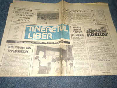 ZIARUL TINERETUL LIBER 12 IULIE 1990 foto