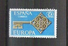 Spain 1968 Europa CEPT, MNH AC.105 foto