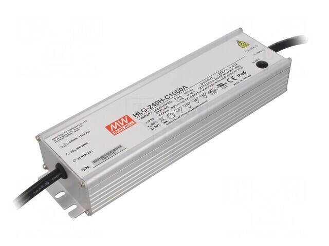 Alimentator LED 250W IP65 119-238VDC 525-1050mA