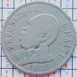 Haiti 50 Centimes 1908 - km 56 - A031, America Centrala si de Sud