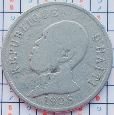 Haiti 50 Centimes 1908 - km 56 - A031 foto