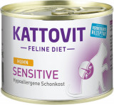 Cumpara ieftin Conserva Kattovit Sensitive, Pui, 185 g