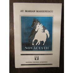 NOVACESTII-AT. MARIAN MARIENESCU( DEDICATIE , AUTOGRAF )