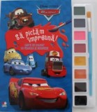 Cumpara ieftin Sa pictam impreuna! Carte de colorat cu pensule si acuarele. Seria Masini/***