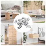 vidaXL Șurub 10909 pcs Argintiu M6 x 12 mm Fier 864486