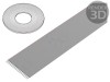 Cablu bandă 1mm litat neecranat PVC gri 100FT