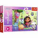 Cumpara ieftin Puzzle Trefl 30 - Gabby s Dollhouse: Casa lui Gabby