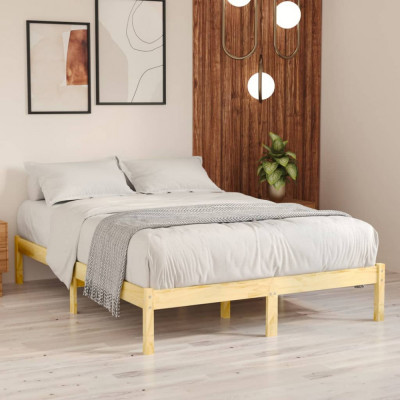 Cadru de pat, 200x200 cm, lemn masiv de pin GartenMobel Dekor foto