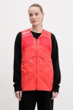 Peak Performance vestă Trailblazer femei, culoarea rosu, de tranzitie, G80336