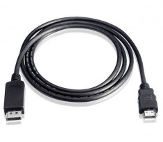 Cablu Mcab DisplayPort - HDMI 2m Black foto