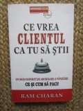 Ce vrea clientul ca tu sa stii. Un mod diferit de abordare a vanzarii. Ce si cum sa faci!/Ram Charan