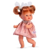 Papusa Bomboncin cu Rochita Roz 20cm, Asivil