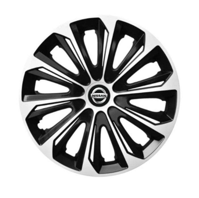 Set 4 capace roti Extra strong silver R15 pentru gama auto Nissan