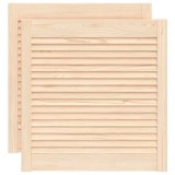 Cumpara ieftin Usi de dulap design lambriu 2 buc. 61,5x59,4 cm lemn masiv pin