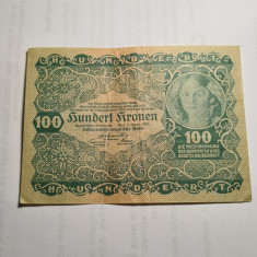 100 Kronen Coroane 1922