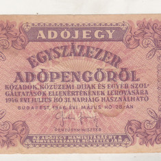 bnk bn Ungaria 100000 adopengo 1946
