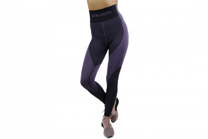 Jambiere GymHero Leggins HEATHER violet