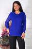 Bluza Eleganta cu Esarfa Electric - 54Marimea, Yves