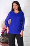 Cumpara ieftin Bluza Eleganta cu Esarfa Electric - 48Marimea, Yves