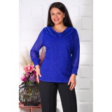 Bluza Eleganta cu Esarfa Electric - 58Marimea