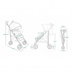 Carucior sport Lionelo Irma Dreamin Editie limitata Negru