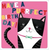 Felicitare - Purrfect Birthday - Cat | The Art File