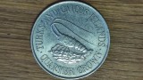 Insulele Turks &amp; Caicos - moneda de colectie exotica - 1/4 crown 1981 - Elisabeta II - Commonwealth britanic - an unic de batere