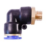 Mufa rapida cot din plastic cu surub metalic, O-ring, fi 12, M12