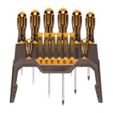 Cumpara ieftin Set trusa Surubelnite 14 bucati, Super Select, de precizie Ingco HKSD1428