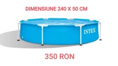 Piscina cadru metalic rotunda 240 X 50 CM