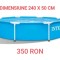 Piscina cadru metalic rotunda 240 X 50 CM