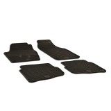 Cumpara ieftin Set covorase auto cauciuc Umbrella pentru VW Polo (2001-2009) - Set complet, Negru, Anti-alunecare