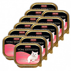 Pateu Animonda Vom Feinsten Adult Cats - cu inimă de curcan 12 x 100g