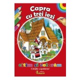 Capra cu trei iezi. Citim si coloram