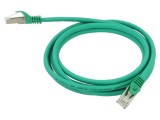 Patch Cord RJ45 S/FTP Cat 6a LSZH GEMBIRD 2m PP6A-LSZHCU-G