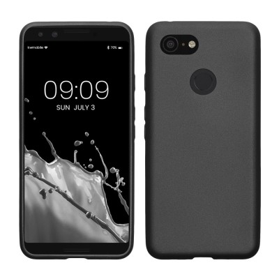 Husa Kwmobile pentru Google Pixel 3, Gri, Silicon, KWM000009AN005C foto